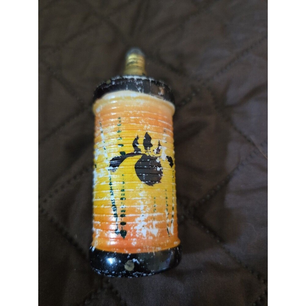 Vintage Christmas Figural Japanese Lantern Milk Glass Light Bulb - Untested